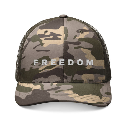 FREEDOM Camo Trucker Hat