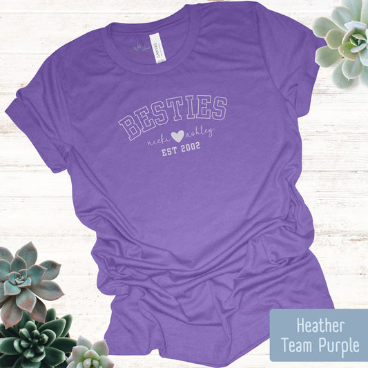 BESTIES T-Shirt Purple